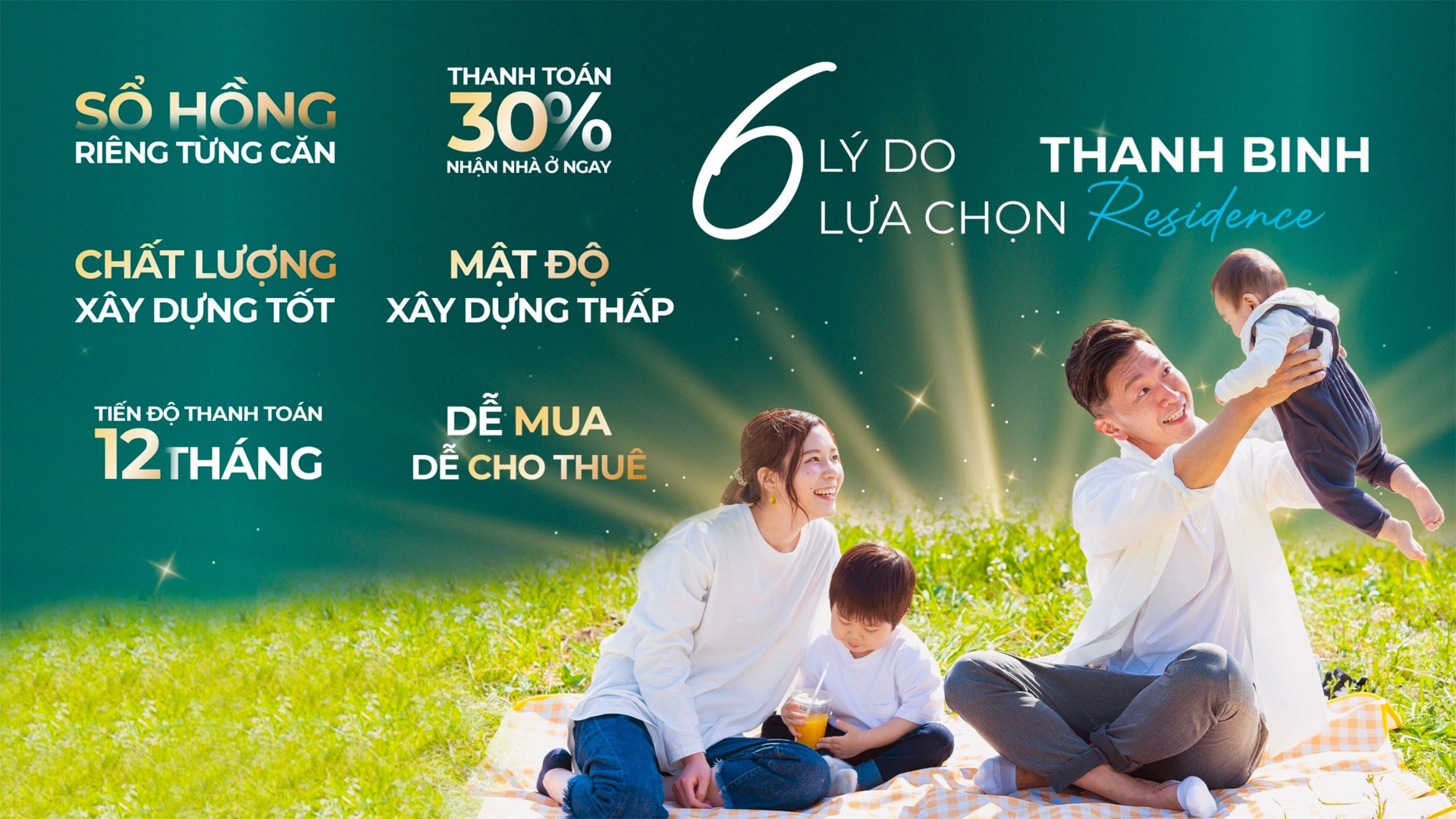 Lý do lựa chọn Thanh Bình Residence