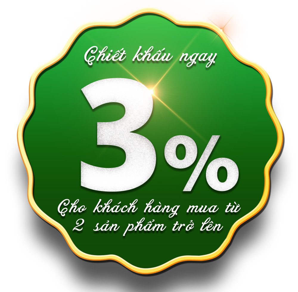 Chiết khấu 3% khi mua