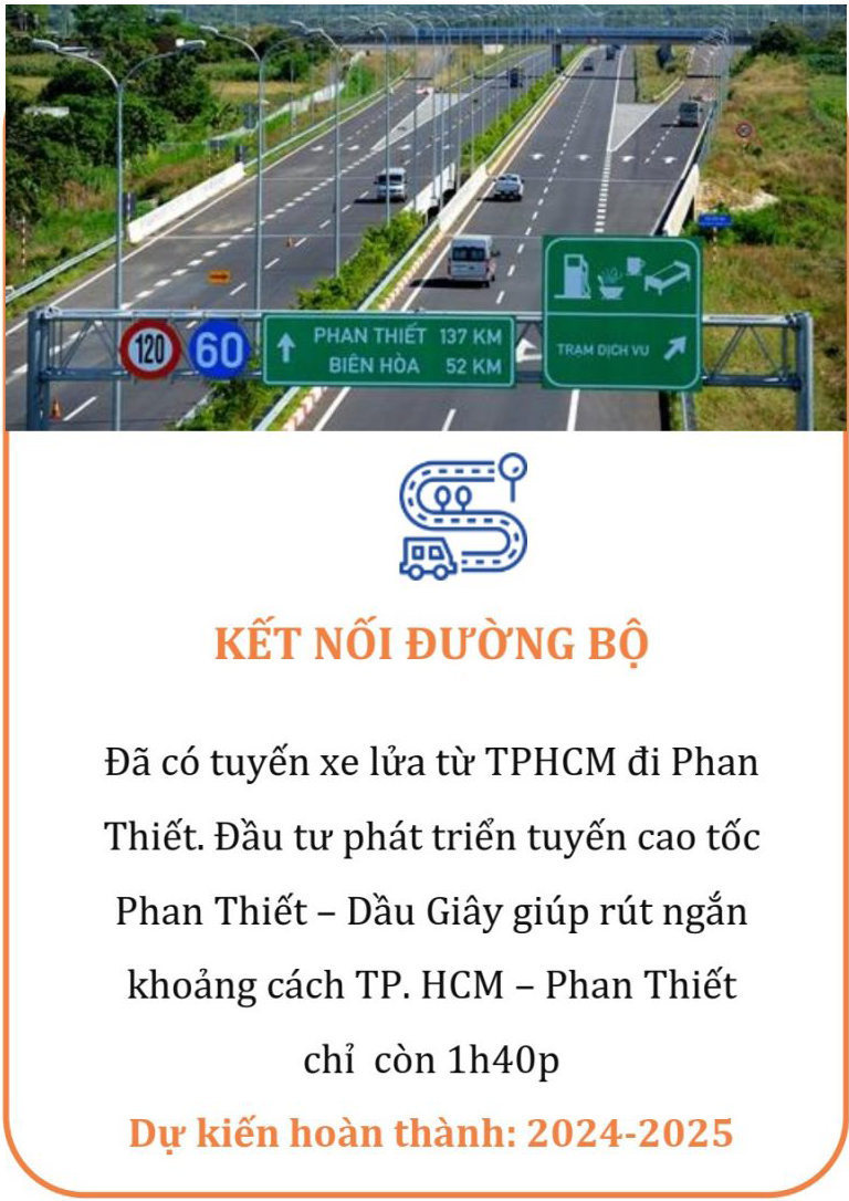 Đất nền khu dân cư Phước Thể Bình Thuận KẾT NỐI ĐƯỜNG BỘ